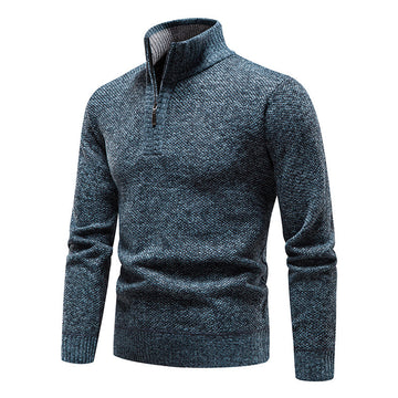 Aless - Moderne en Elegante Half-Zip Trui voor Heren