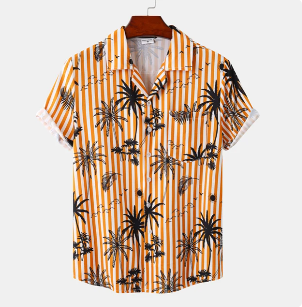 Dietrich Hawaii Surf-bloemenblouse voor heren