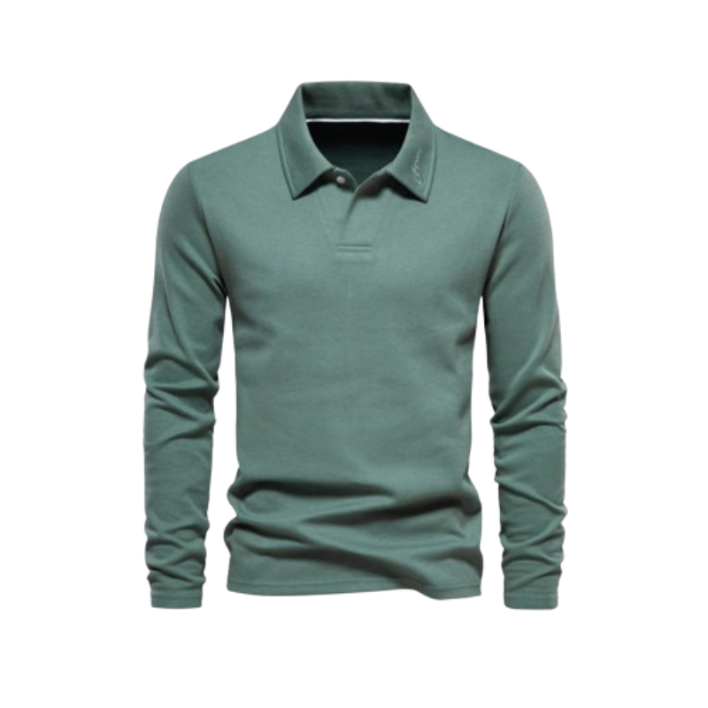 Ellington klassiek poloshirt met lange mouwen