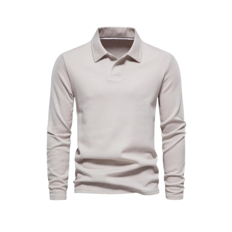 Ellington klassiek poloshirt met lange mouwen