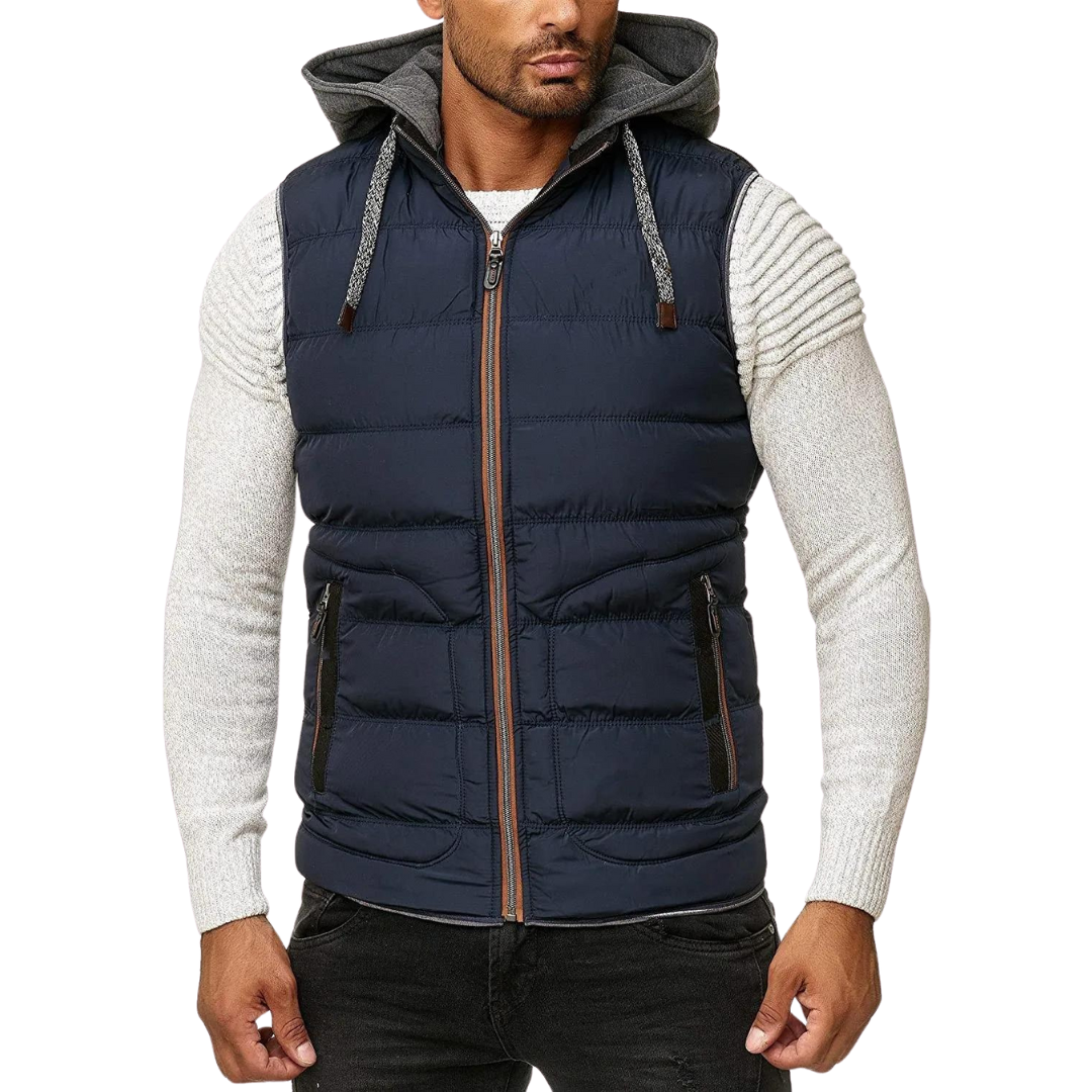 Ethan - Springvest voor Heren met Afneembare Capuchon