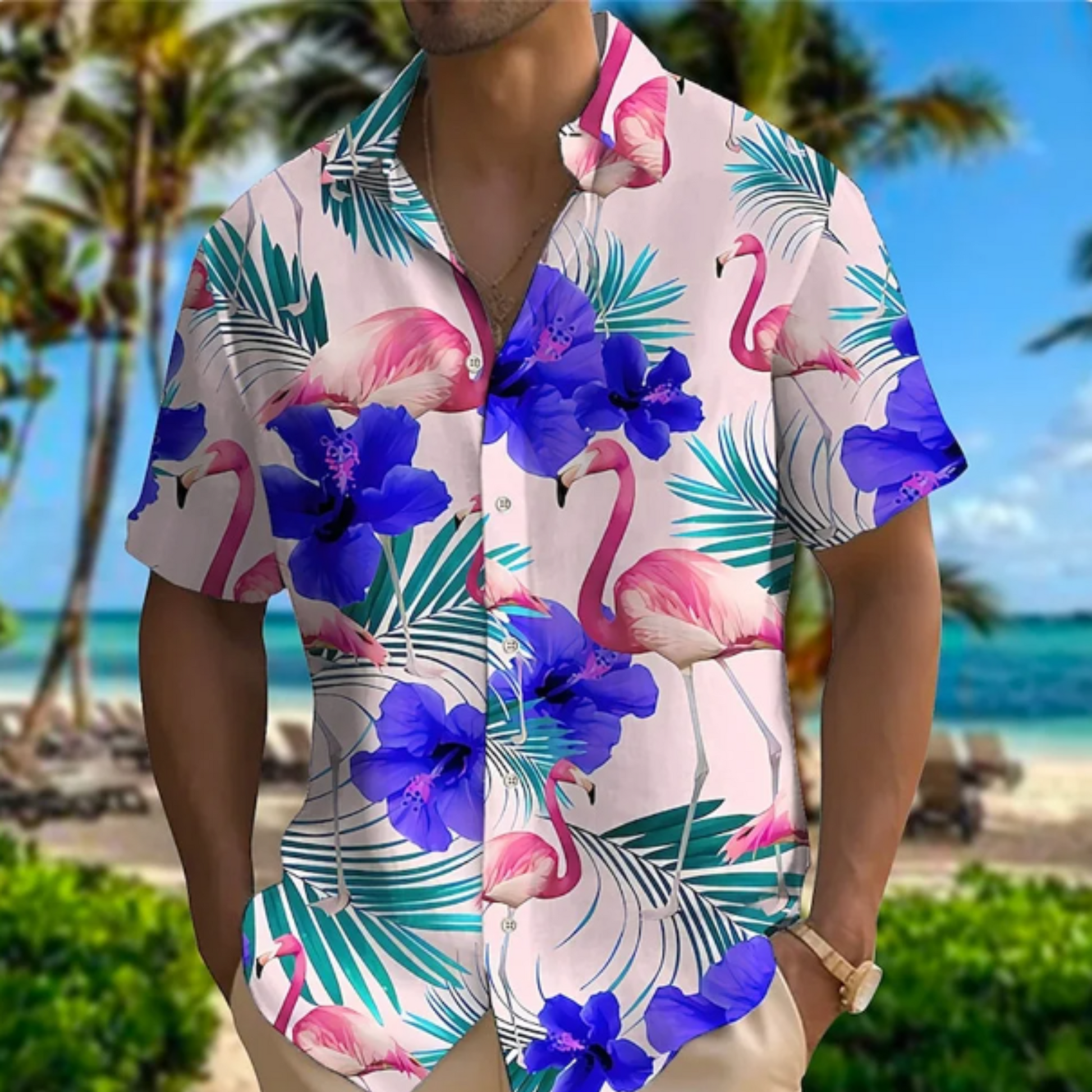 Feodor – Hawaïaanse bloemenblouse voor heren