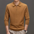 Giancarlo - Tijdloos Stijlvol Cashmere Blend Rits Pullover voor Heren