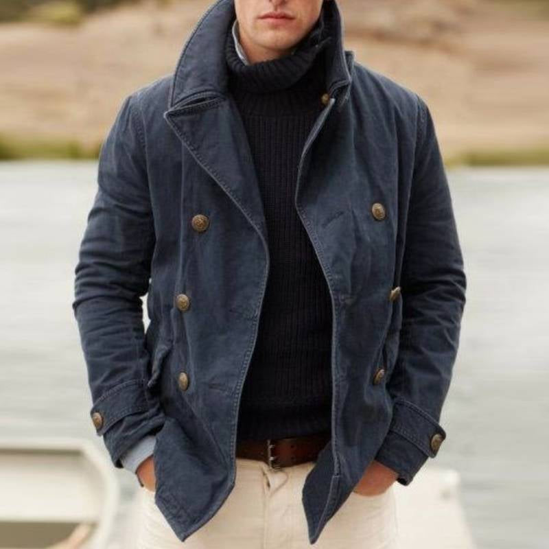 Hudson - Modern Corduroy Heren Jack met Opstaande Kraag