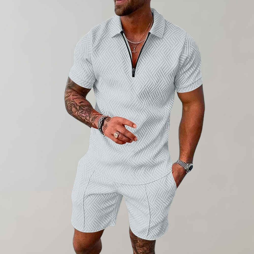 Hugo herenpolo en shorts zomerset