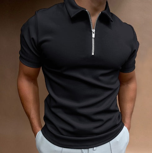 Idris Luxe lente/zomerpolo met rits