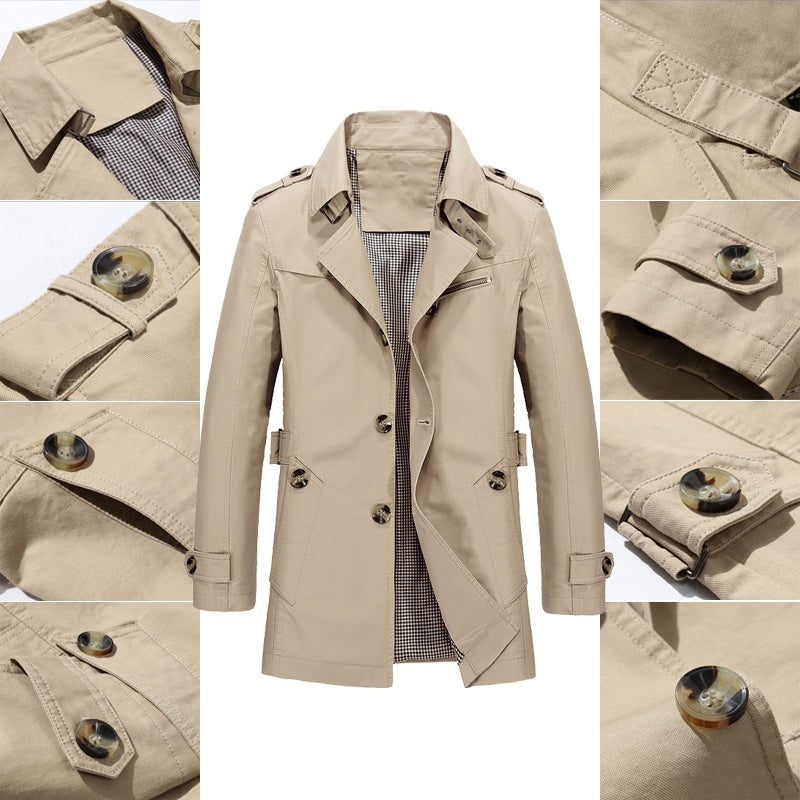 Jaron - Stijlvol Tijdloos Business Trenchcoat