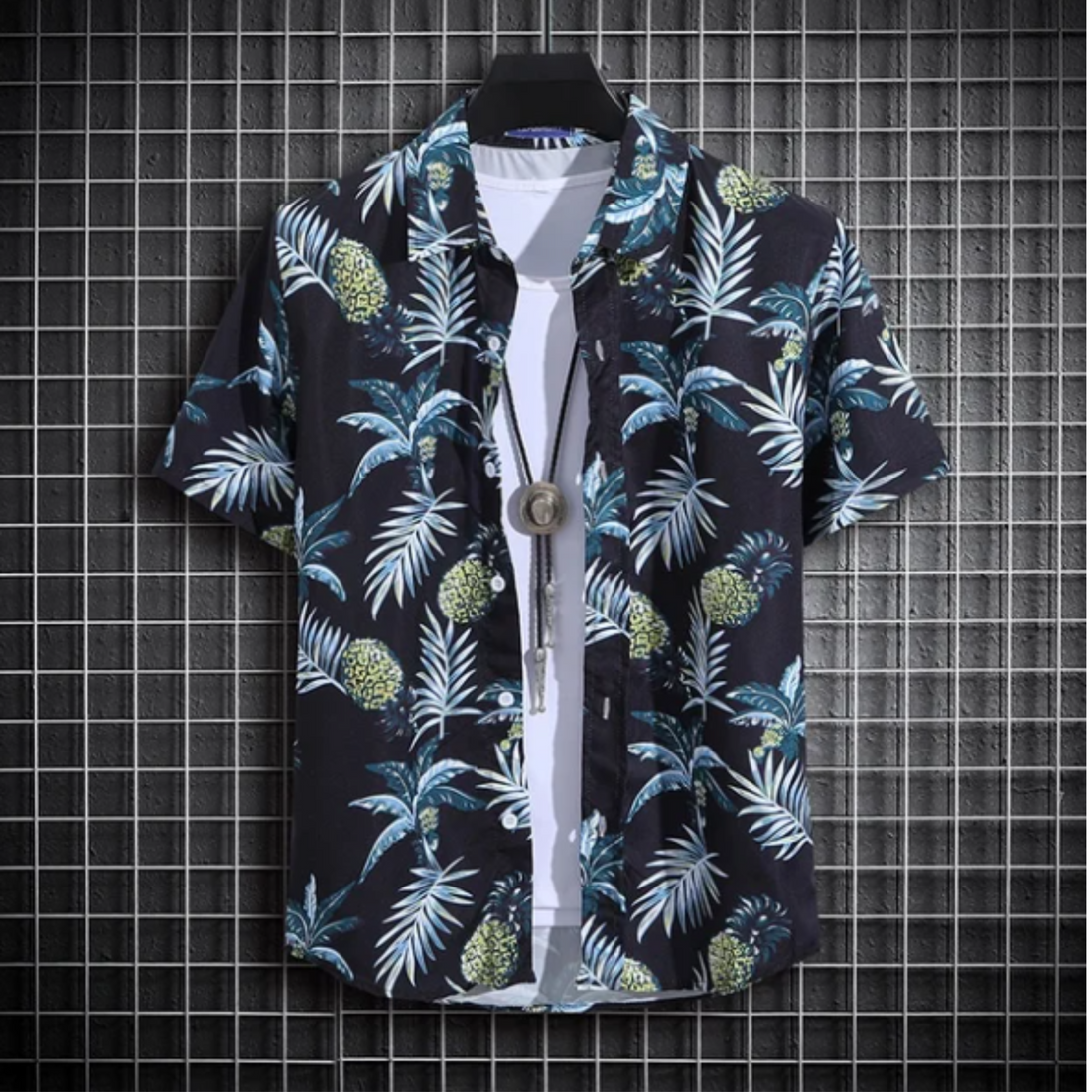 Kazuki – Hawaiiaanse blouse voor heren