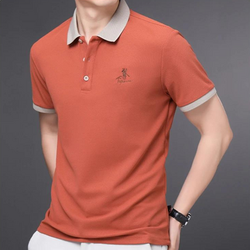 Lasse – Luxe geborduurd poloshirt voor heren