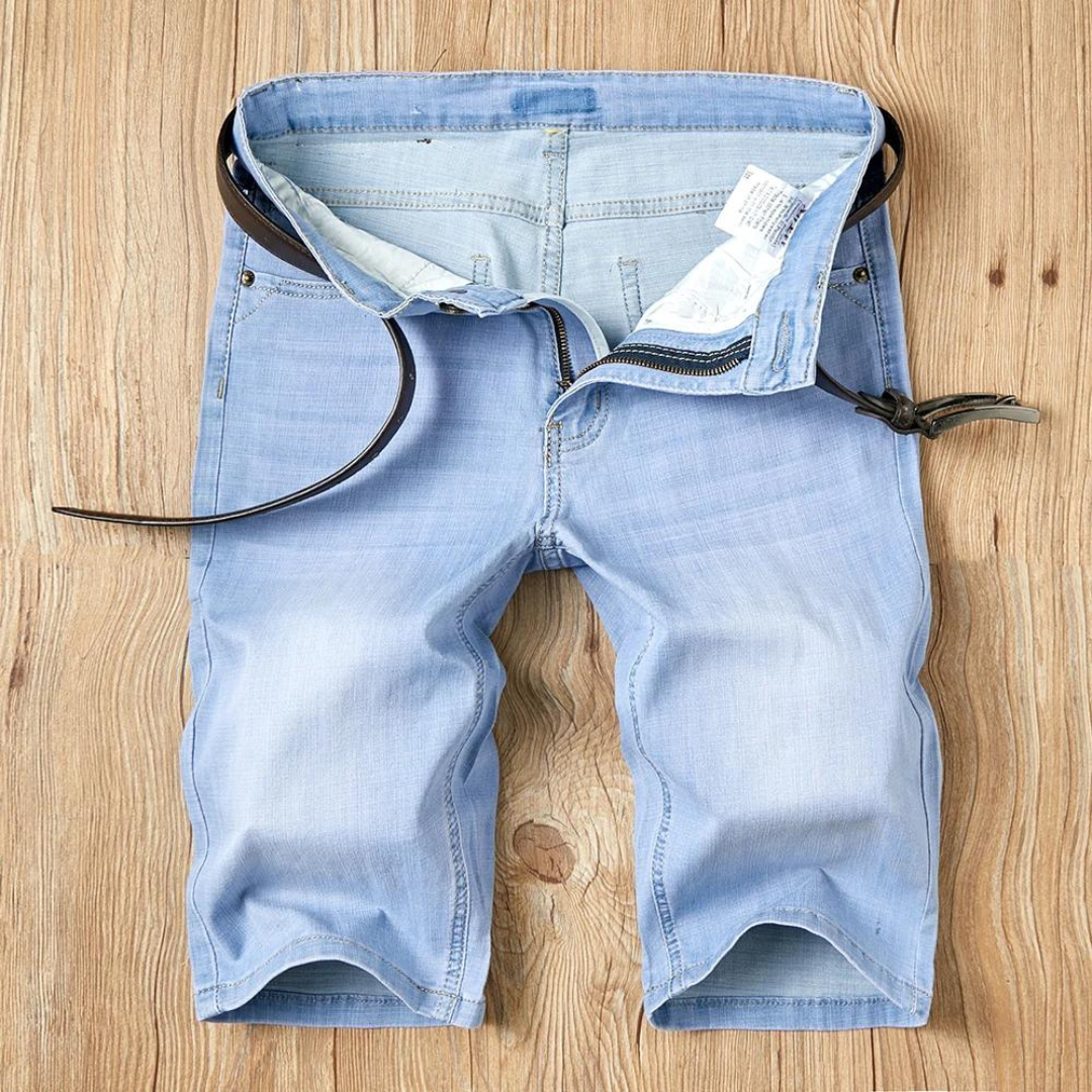 Petros – Casual zomerdenimshort voor heren