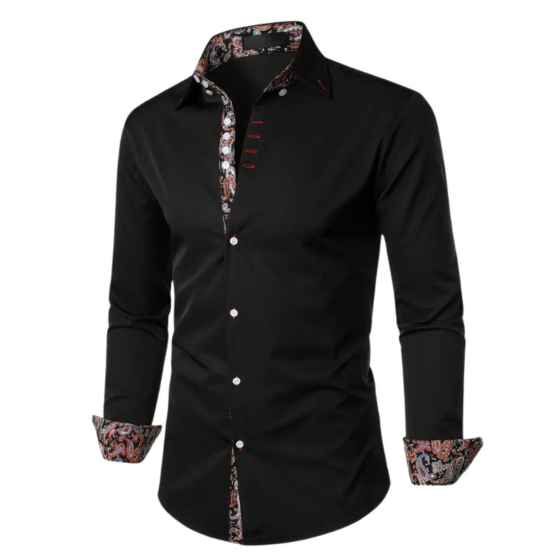 Sven – Moderne en elegante feestblouse voor heren