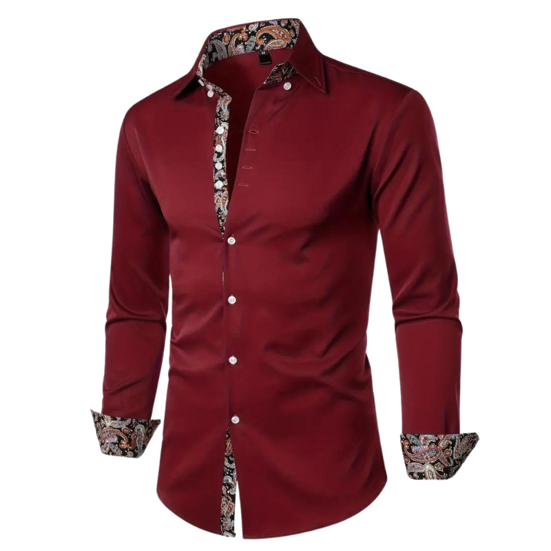 Sven – Moderne en elegante feestblouse voor heren