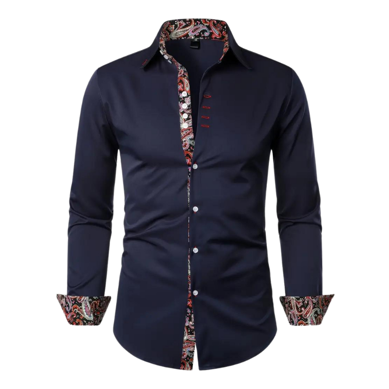 Sven – Moderne en elegante feestblouse voor heren