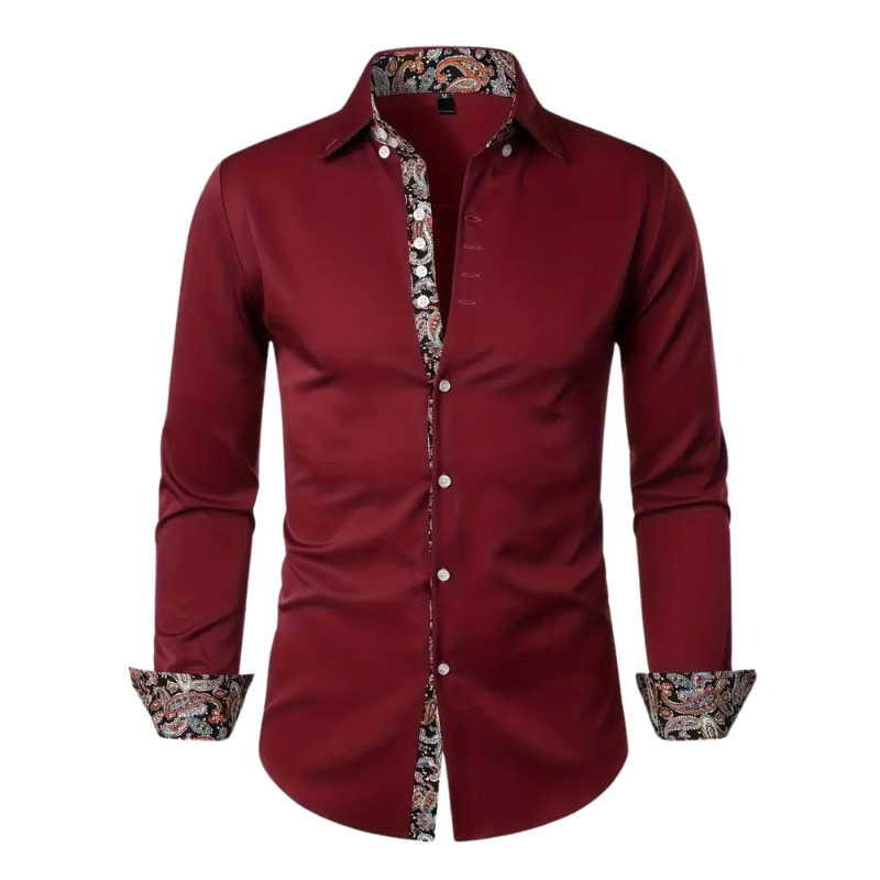 Sven – Moderne en elegante feestblouse voor heren