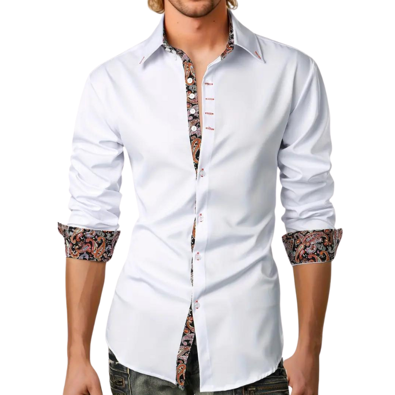 Sven – Moderne en elegante feestblouse voor heren