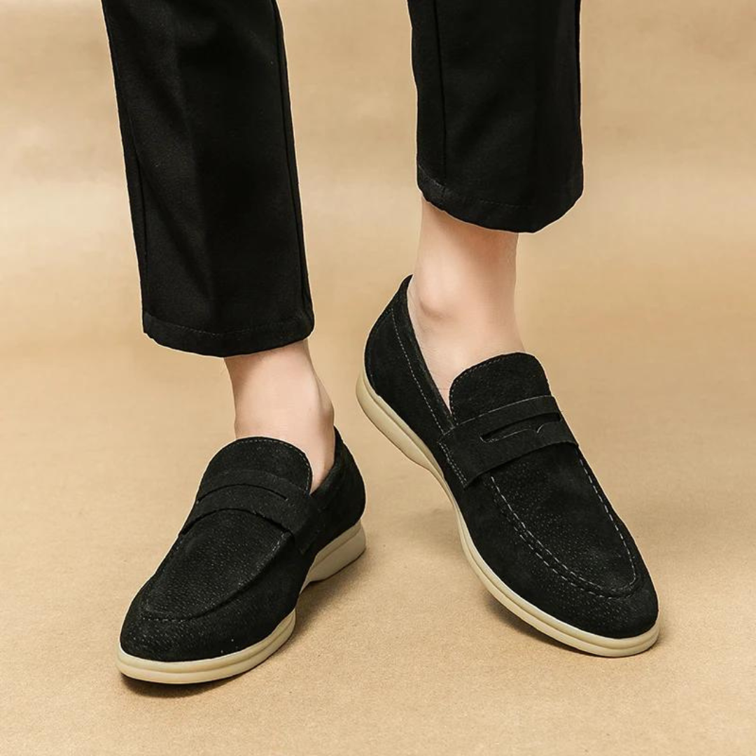 Yusef: stijlvolle premium suède herenloafers