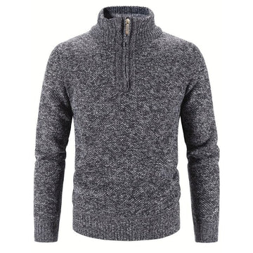 Garrick - Comfortabele Half-Zip Jumper voor Heren